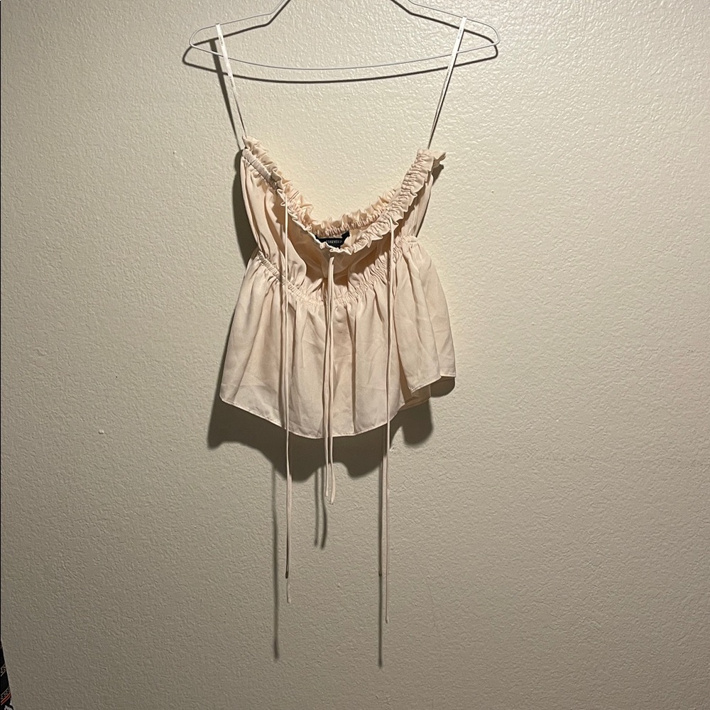 Forever 21 Light Cream Skirt